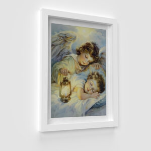 Anioł stróż (obraz w ramce)