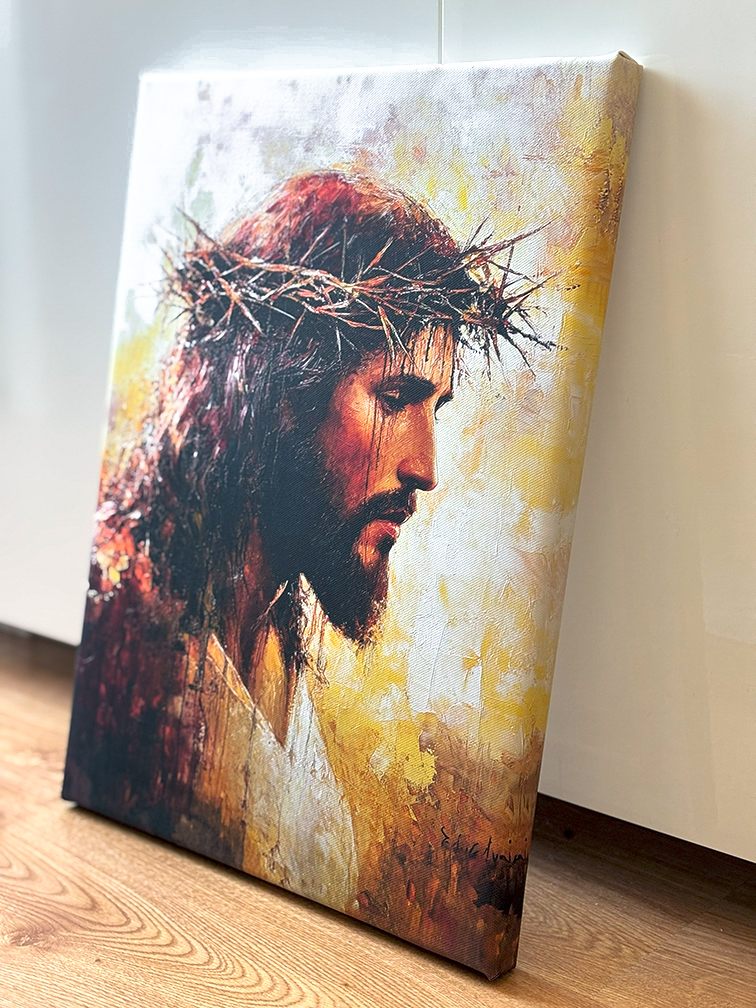 Oblicze Jezusa - Ecce Homo 1 ( obraz na płótnie ) - obrazek 2