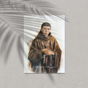 o. Wenanty Katarzyniec (obraz na płótnie) sepia