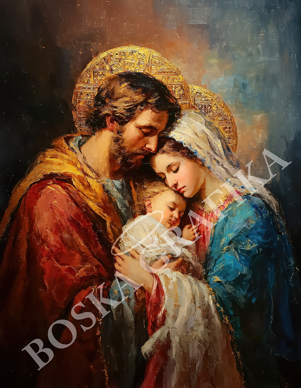 Święta Rodzina 1 (obraz na płótnie) - obrazek 2
