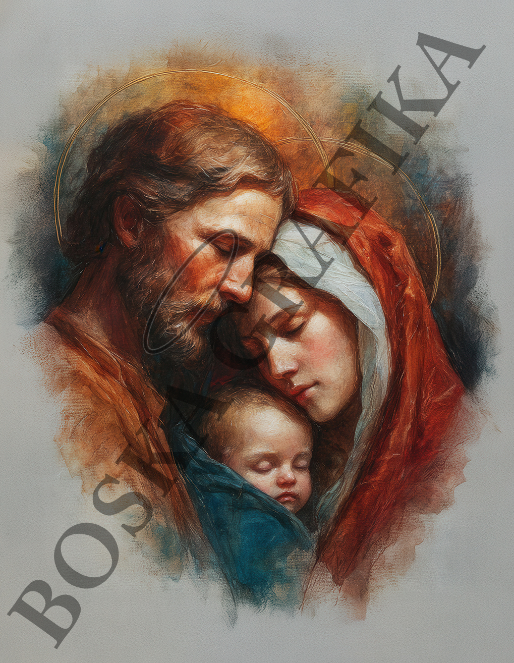 Święta Rodzina 3 (obraz na płótnie) - obrazek 2