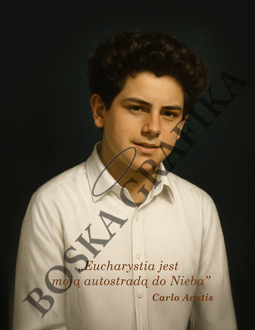 Carlo Acutis (obraz na płótnie) - obrazek 3