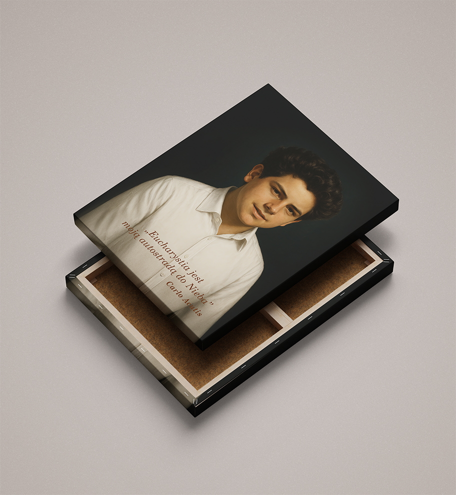 Carlo Acutis (obraz na płótnie)