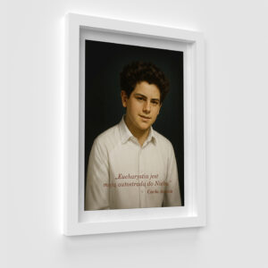 Carlo Acutis (obraz w ramce)