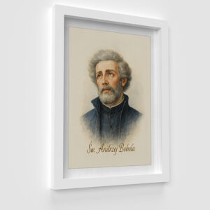 Święty Andrzej Bobola 2 (obraz w ramce)