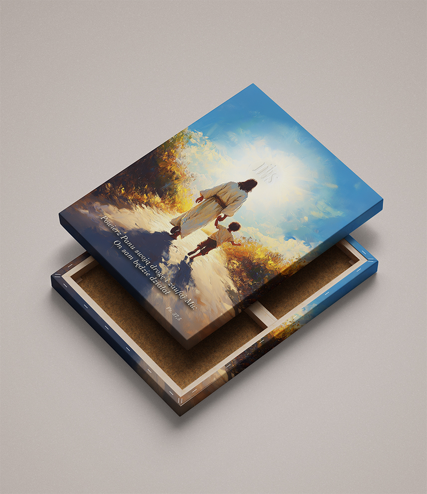 Obraz Komunijny dla chłopca 3 - Personalizowany (obraz na płótnie)