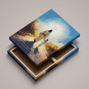 Obraz Komunijny dla dziewczynki 4 - Personalizowany (obraz na płótnie)